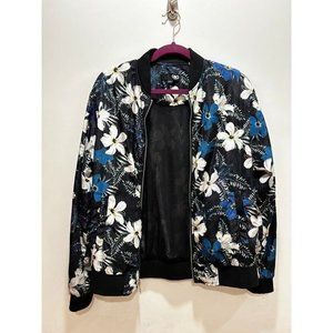 GBG Floral Bomber Jacket Size M